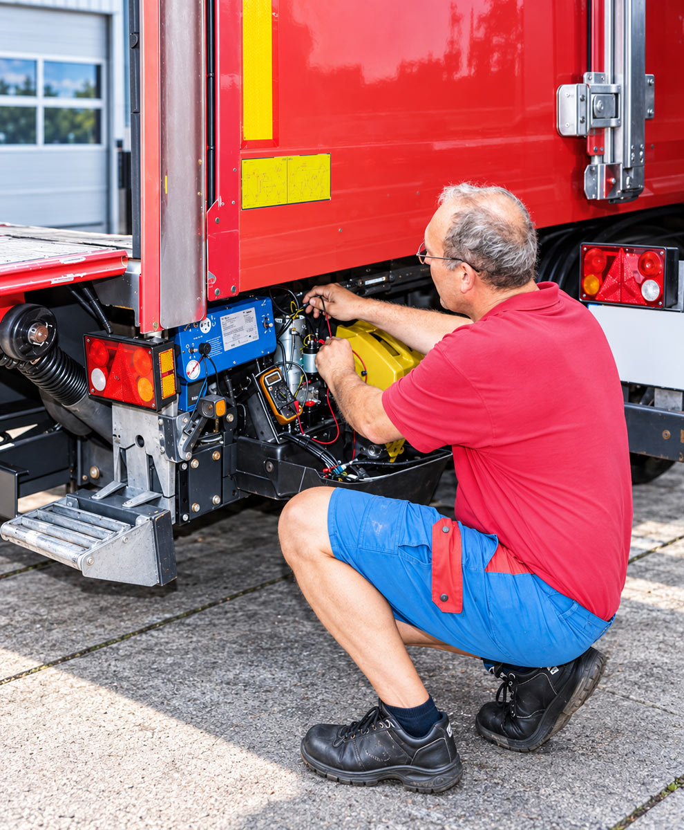 Reparatur und Montage von Ladebordwänden Reparatur und Montage von Ladebordwänden